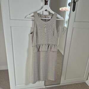 Club Monaco Sleeveless Midi Dress With Peplum Waist Size 2